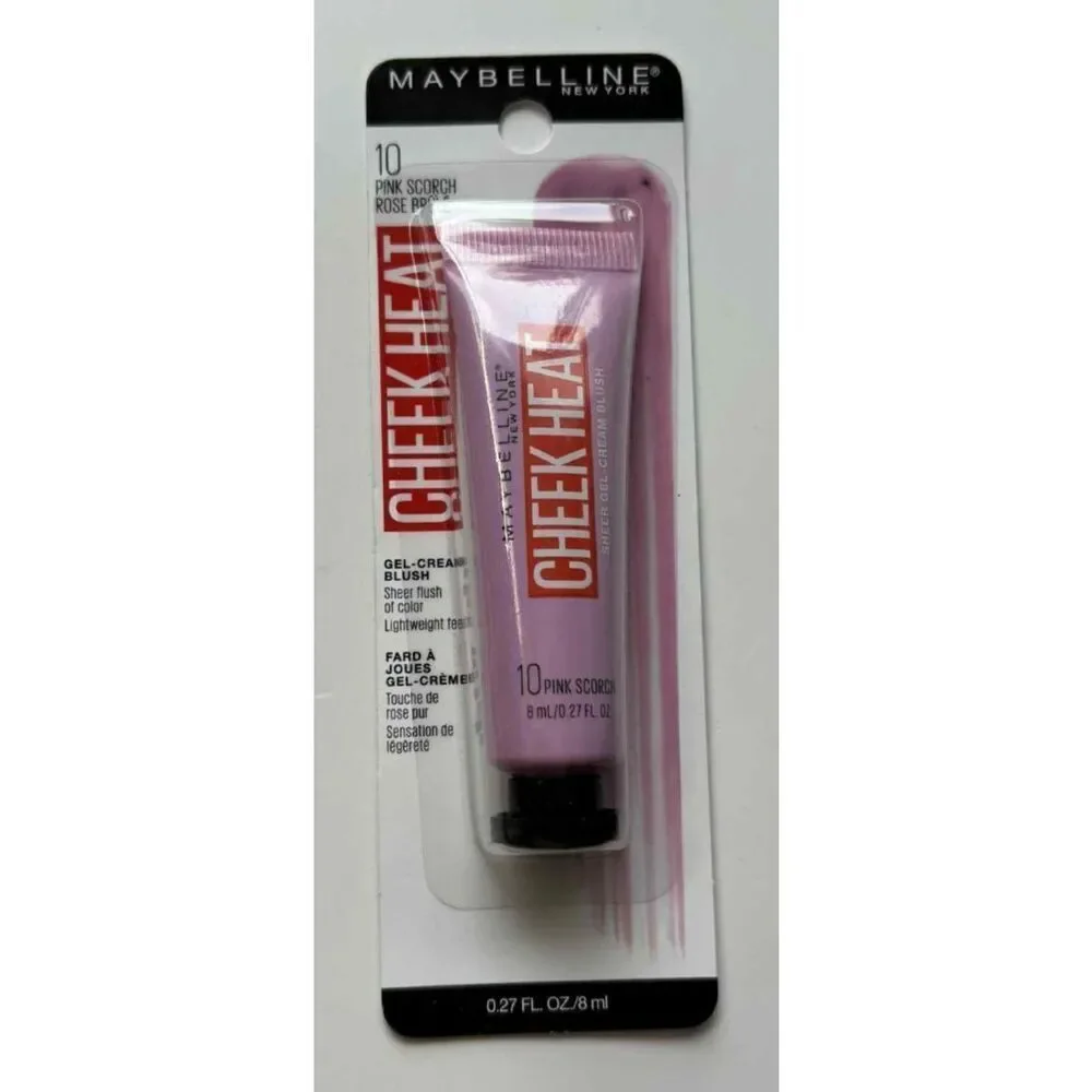 Maybelline Cheekheat Gel Cream Blush 10 Pink Scorch